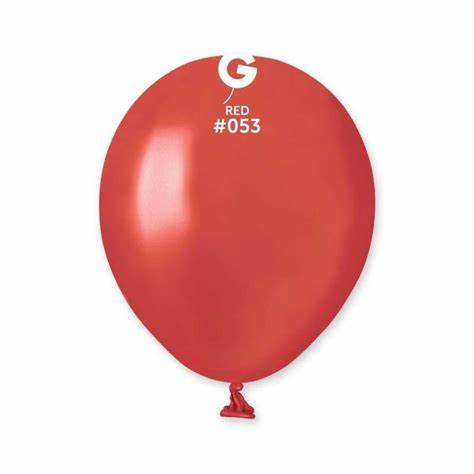 Palloncino 10 GM90 Rosso Met. 